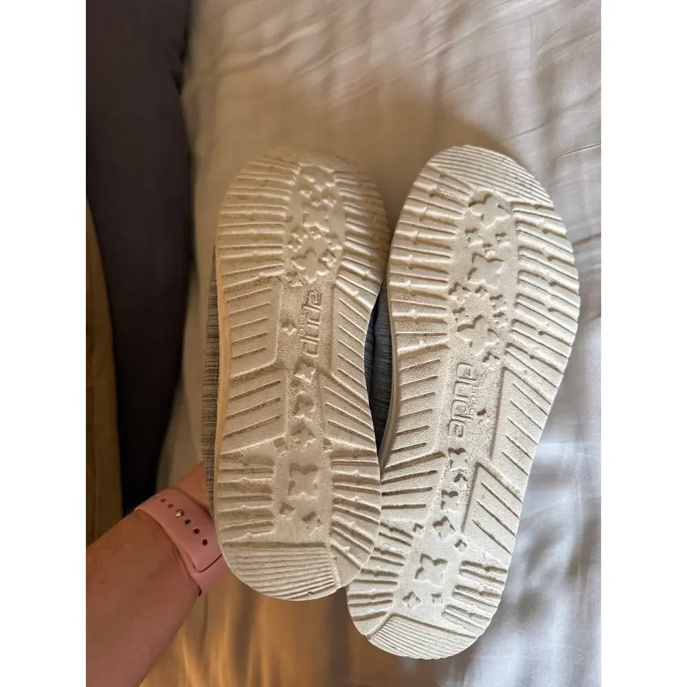 Hey Dude light grey size 6